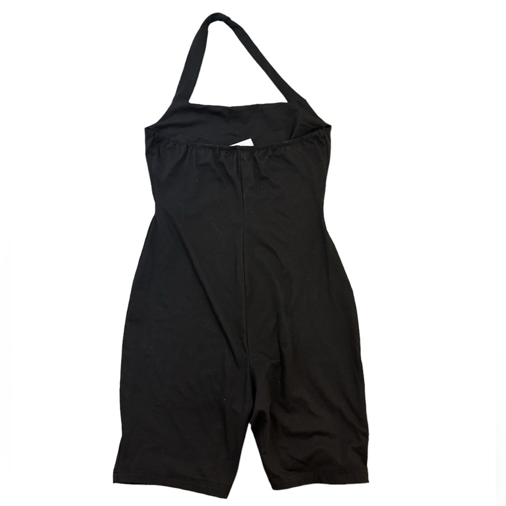 Square Neckline Halter Romper - Picture 2 of 2